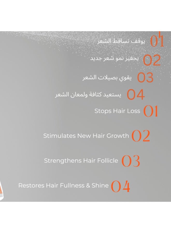 بادرا بخاخ بادرا مينوكسيديل 5% | تأثيرات ثلاثية | للرجال والنساء | قوة إضافية 60 مل - Image 3